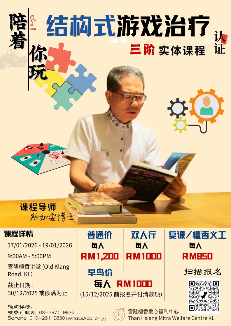 《陪着你玩~ 结构式游戏治疗 三阶 实体课程》